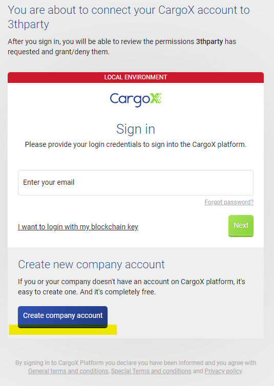 Create company step 2